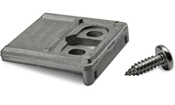 Creotecc - RA6 Set, Kit pour rebord AluTec, Composé de :1 x rebord en aluminium, 1 x vis à tôle inox 6,3x19 (BLS 6,3x19)