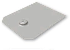 Fénix - Galet en Metal MLS 390x230 mm avec bague d'étanchéité (tuiles plates)