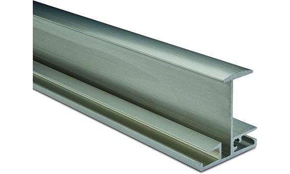 Creotecc - Profilé horizontal AluTec 5400mm, Hauteur 40 mm