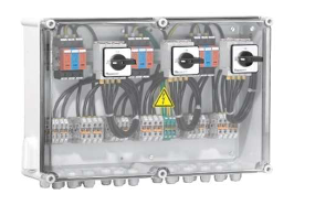 DESTOCKAGE - Coffret DC Weidmuller - 4 MPPT, 2IN/MPP, 1OUT/MPP, parafoudre TYPE I/II, connecteur EVO2 Stäubli - PVC DC 2INx4 - remplacé par 04-2975590000
